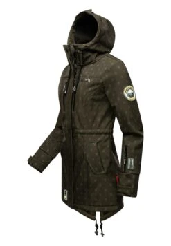 Marikoo ZimtzickeParkaDark Olive W Print Donna Cappotti M5M21U005-N12 -Marikoo 044f8fce4bb54dceb216ac38a329e0fc