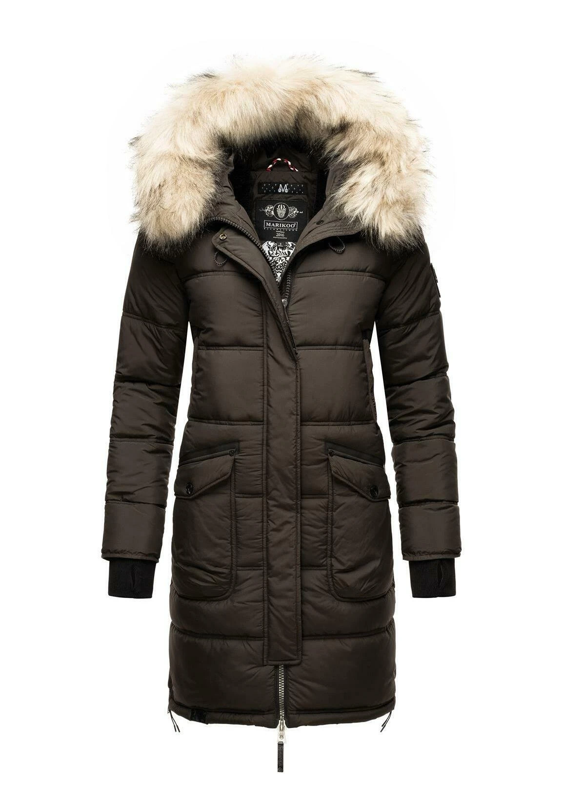 Marikoo Chaskaa - Cappotto Invernale - Dark Grey 3 Marikoo Chaskaa - Cappotto Invernale - Dark Grey