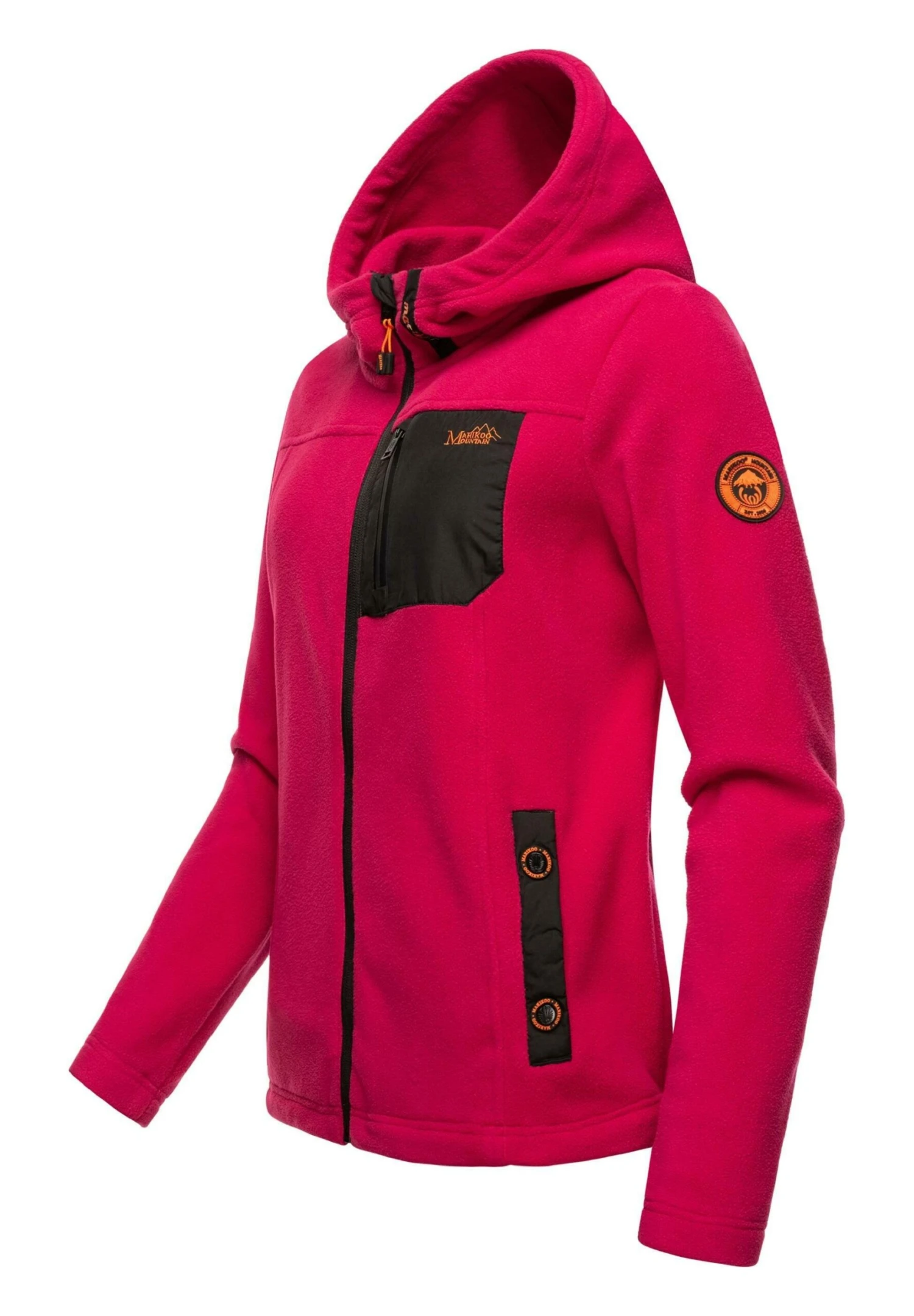 Marikoo Mount Iwaki - Giacca In Pile - Fuchsia 4 Marikoo Mount Iwaki - Giacca In Pile - Fuchsia - immagine 2