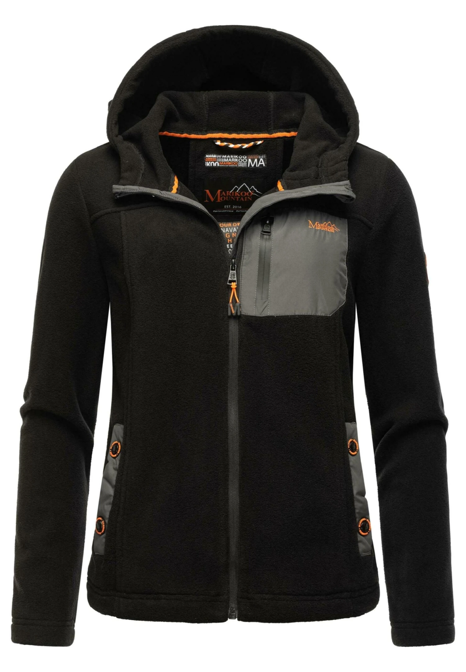 Marikoo Mount IwakiGiacca In PileBlack Donna Felpe M5M21U01J-Q12 3 Marikoo Mount IwakiGiacca In PileBlack Donna Felpe M5M21U01J-Q12