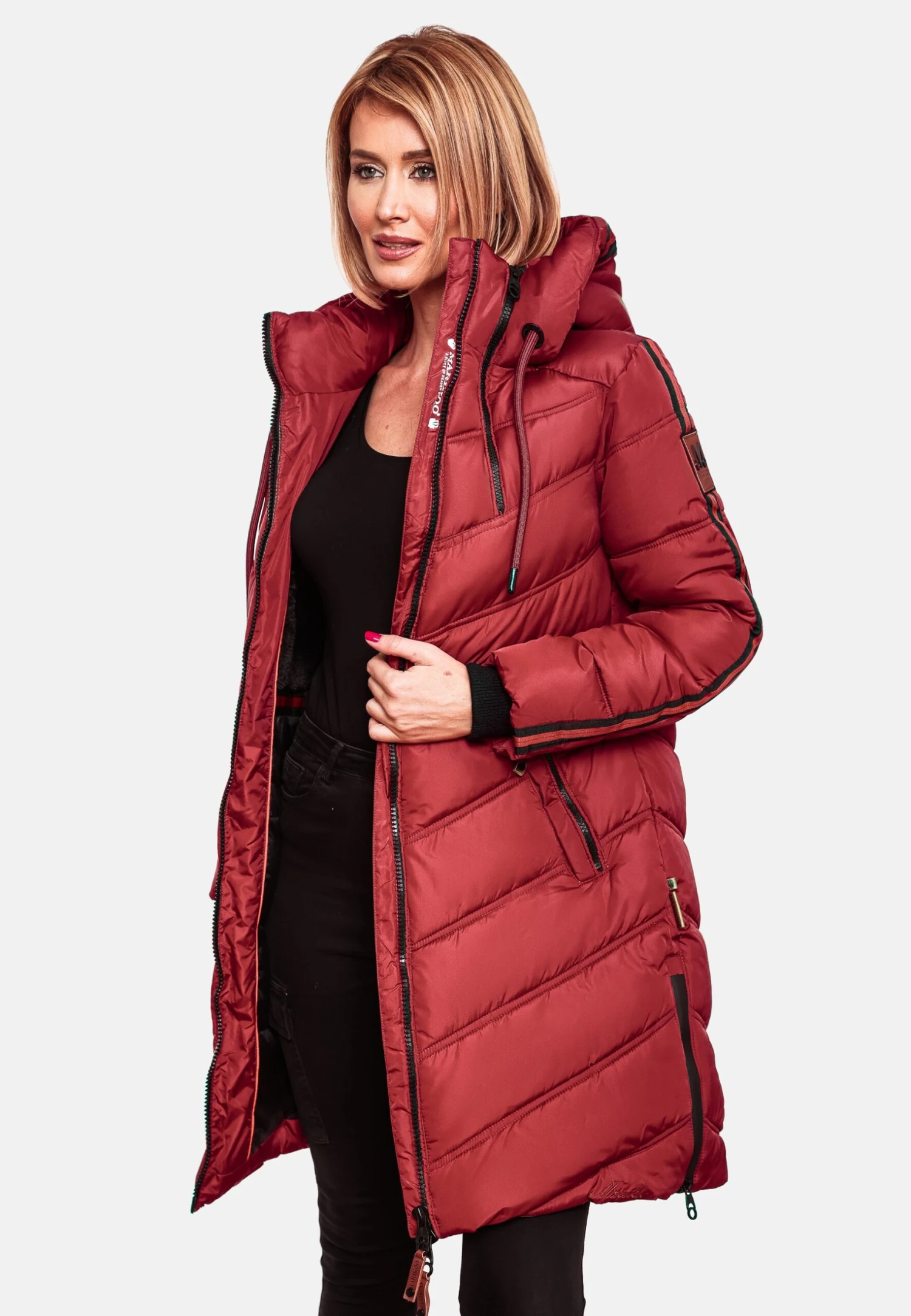 Marikoo Armasa - Cappotto Invernale - Blood Red 5 Marikoo Armasa - Cappotto Invernale - Blood Red - immagine 3