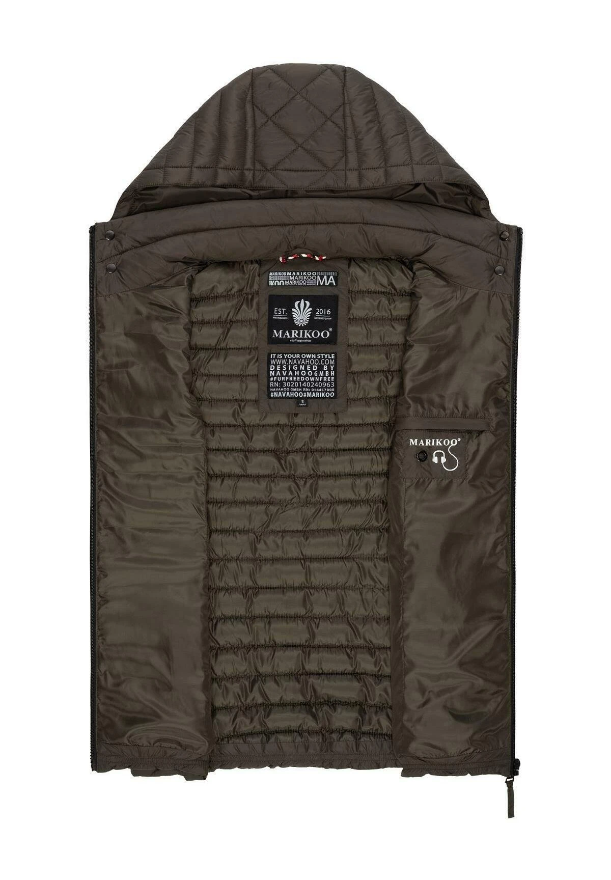 Marikoo HasenpfoteSmanicatoAnthracite Donna Giacche E Blazer M5M21U01B-Q11 6 Marikoo HasenpfoteSmanicatoAnthracite Donna Giacche E Blazer M5M21U01B-Q11 - immagine 4