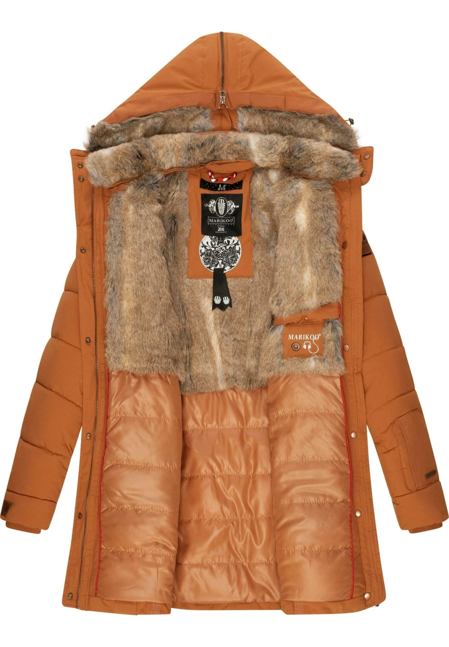 Marikoo LieblingsCappotto InvernaleRusty Cinnamon Donna Cappotti M5M21U00F-O12 4 Marikoo LieblingsCappotto InvernaleRusty Cinnamon Donna Cappotti M5M21U00F-O12 - immagine 2