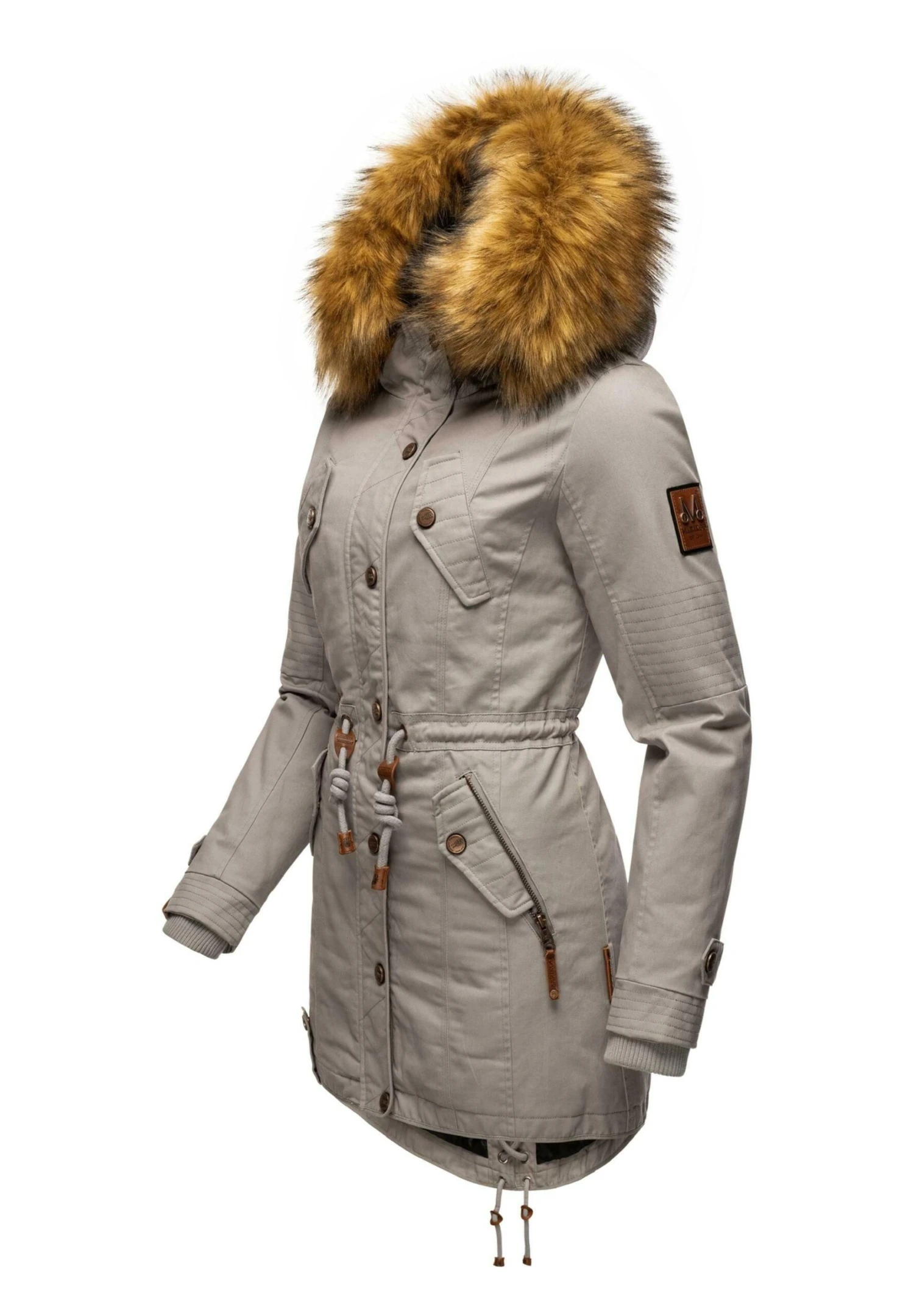 Marikoo Viva Cappotto InvernaleZinc Grey Donna Cappotti M5M21U00N-C13 4 Marikoo Viva Cappotto InvernaleZinc Grey Donna Cappotti M5M21U00N-C13 - immagine 2