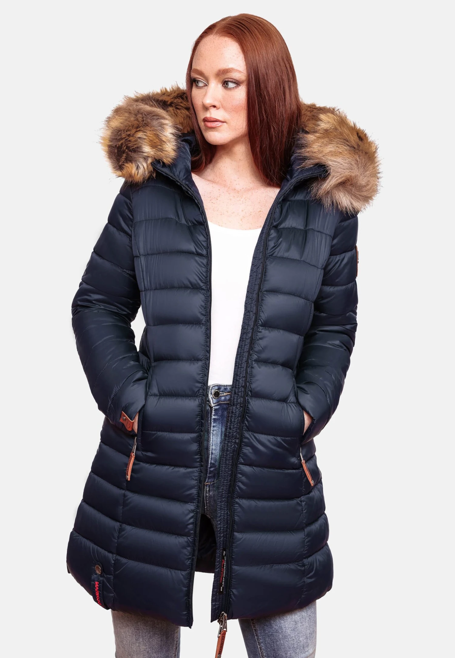 Marikoo SteppCappotto InvernaleDark Blue Donna Cappotti M5M21U001-K11 6 Marikoo SteppCappotto InvernaleDark Blue Donna Cappotti M5M21U001-K11 - immagine 4