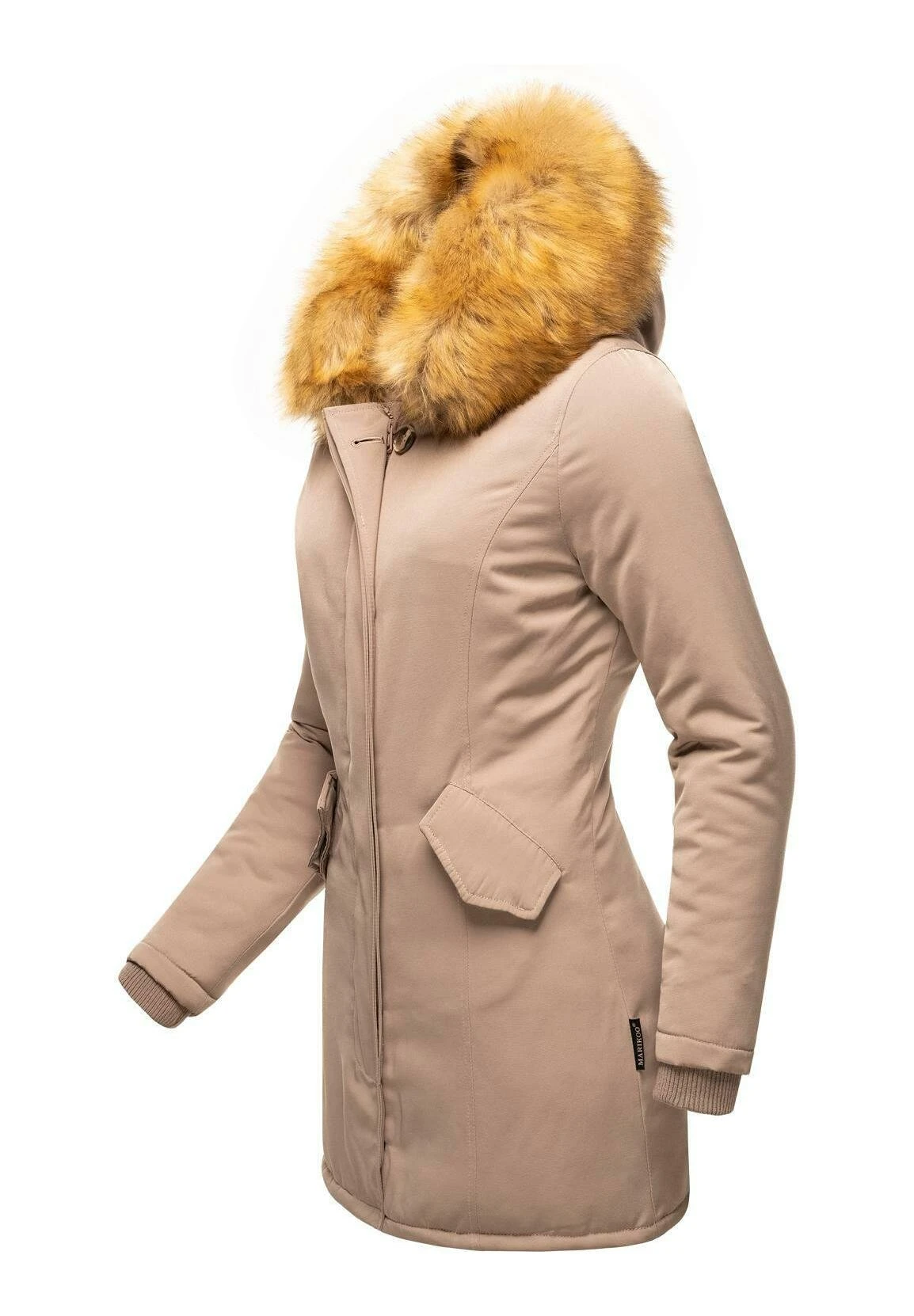 Marikoo KarmaaCappotto InvernaleTaupe Donna Cappotti M5M21U00G-B13 4 Marikoo KarmaaCappotto InvernaleTaupe Donna Cappotti M5M21U00G-B13 - immagine 2