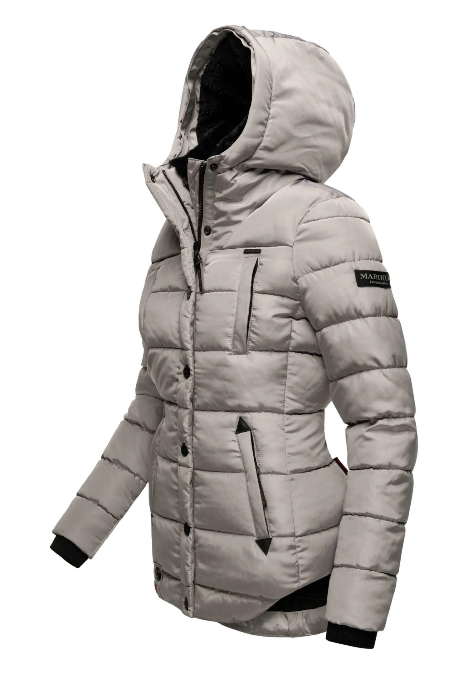 Marikoo LotusblüteGiacca InvernaleZinc Grey Donna Giacche E Blazer M5M21G002-C13 6 Marikoo LotusblüteGiacca InvernaleZinc Grey Donna Giacche E Blazer M5M21G002-C13 - immagine 4