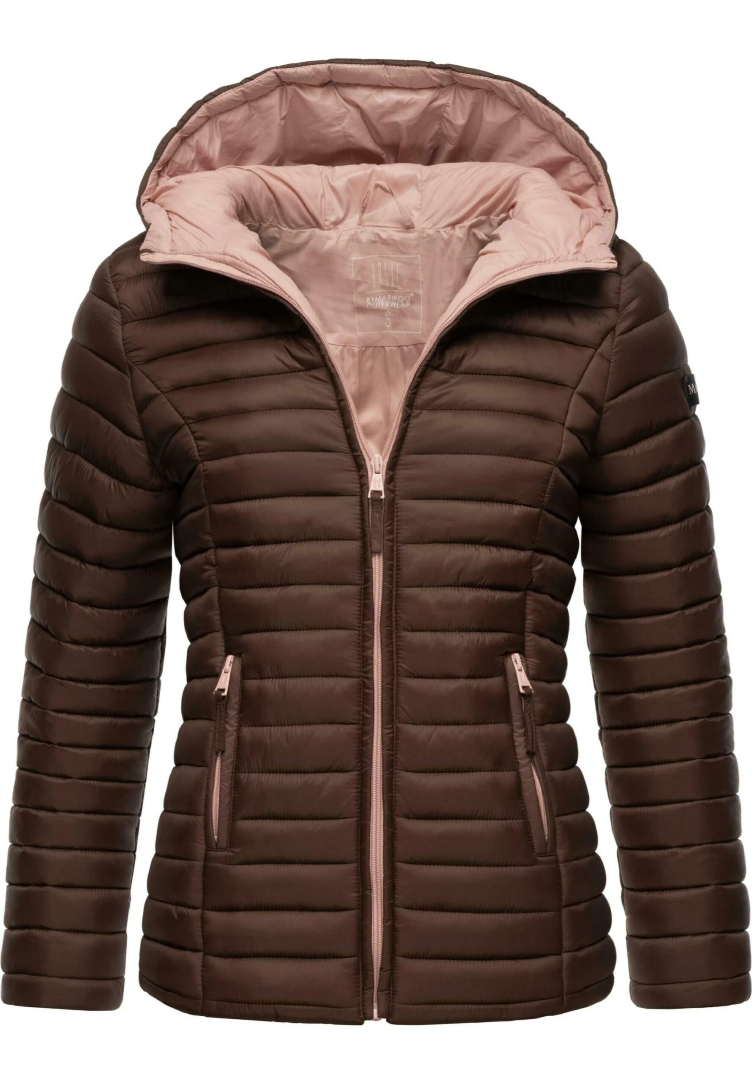 Marikoo AsraaGiacca Da Mezza StagioneDark Choco Donna Giacche E Blazer M5M21U00Z-O11 3 Marikoo AsraaGiacca Da Mezza StagioneDark Choco Donna Giacche E Blazer M5M21U00Z-O11