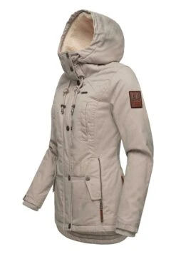 Marikoo BikooCappotto InvernaleLight Grey Melange Donna Cappotti M5M21U00J-C12 -Marikoo 47b79f6b4d9b4e13aa502485905472a0