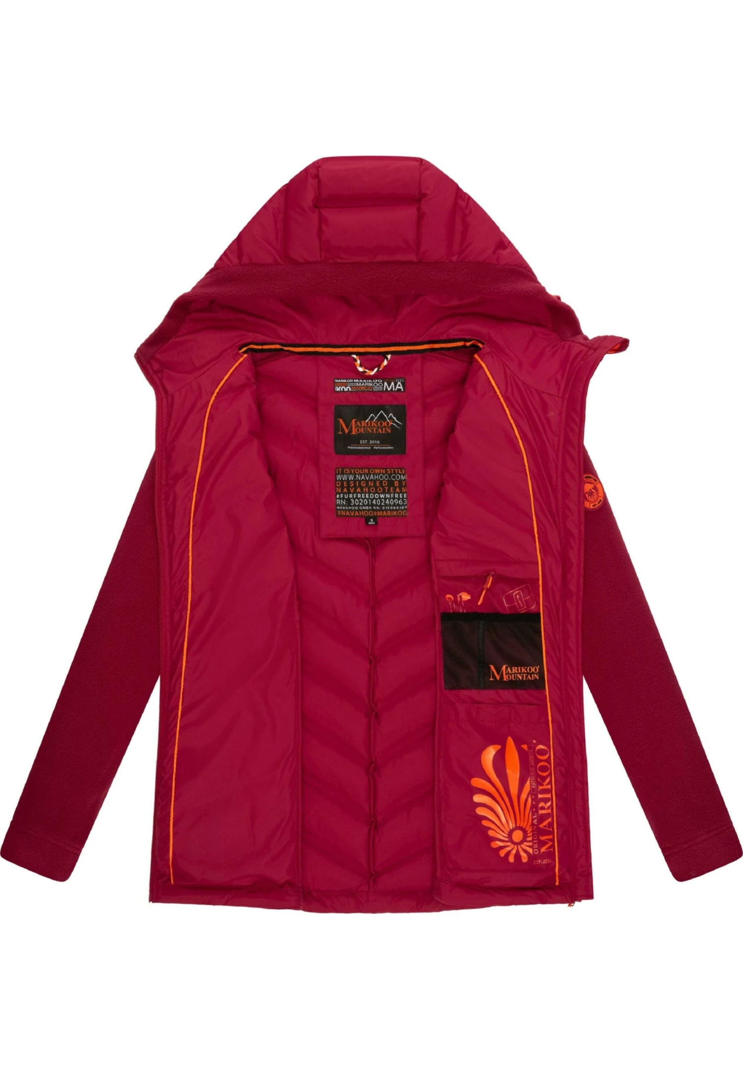 Marikoo Mount HarunaGiacca Da Mezza StagioneFuchsia Donna Giacche E Blazer M5M21G00N-J12 6 Marikoo Mount HarunaGiacca Da Mezza StagioneFuchsia Donna Giacche E Blazer M5M21G00N-J12 - immagine 4