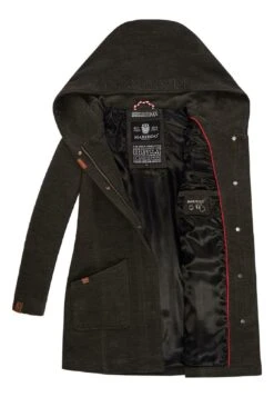 Marikoo Cappotto Corto - Anthracite Meliert -Marikoo 50af67052c8e42bca103040e263cfb7a