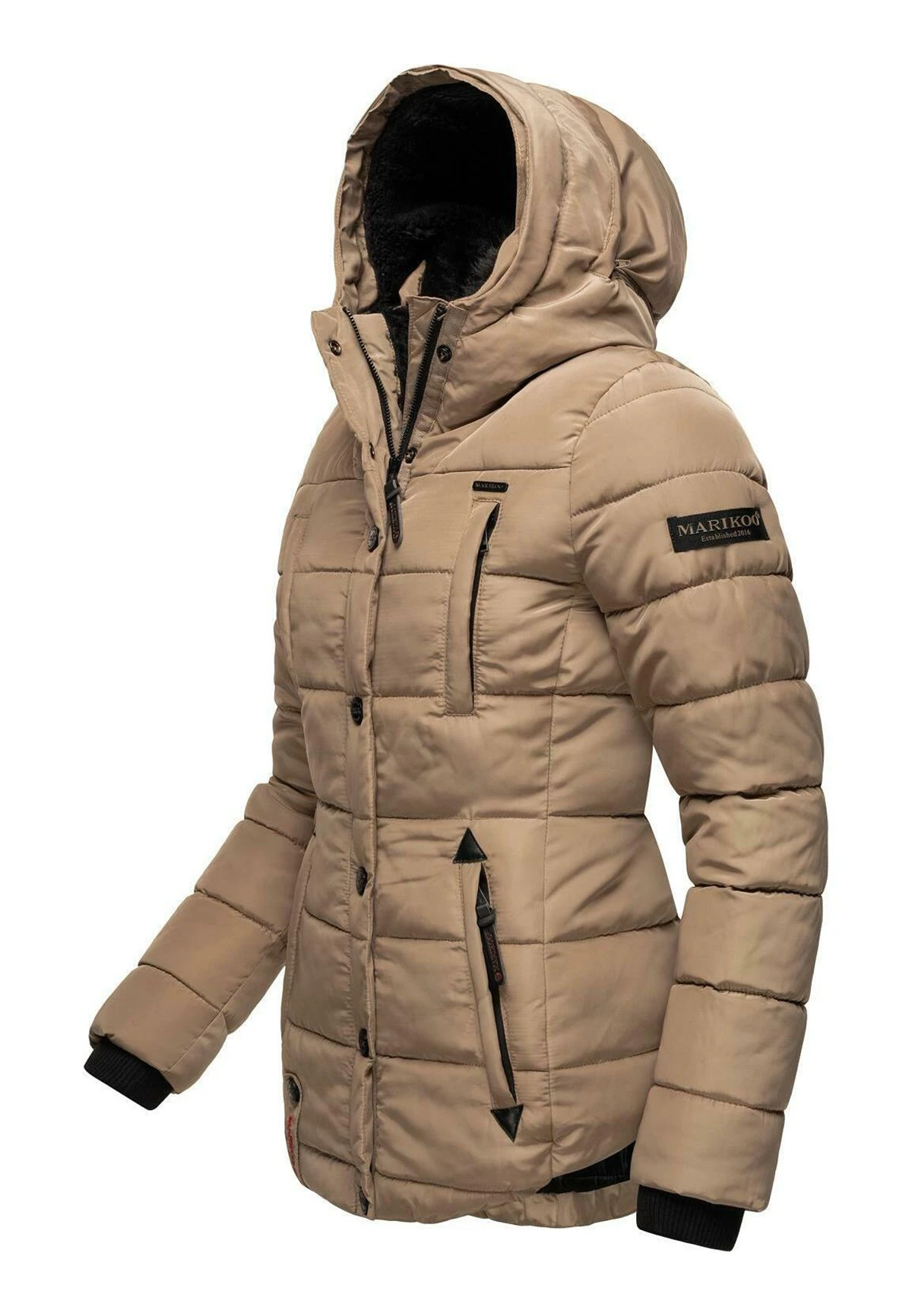 Marikoo LotusblüteGiacca InvernaleTaupe Donna Giacche E Blazer M5M21G002-B11 5 Marikoo LotusblüteGiacca InvernaleTaupe Donna Giacche E Blazer M5M21G002-B11 - immagine 3