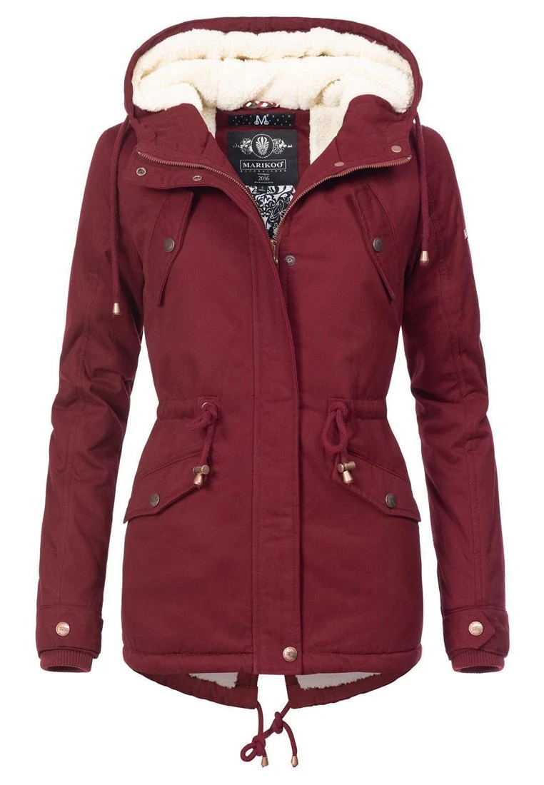 Marikoo ManolyaCappotto InvernaleBordeaux Donna Cappotti M5M21G007-G11 3 Marikoo ManolyaCappotto InvernaleBordeaux Donna Cappotti M5M21G007-G11