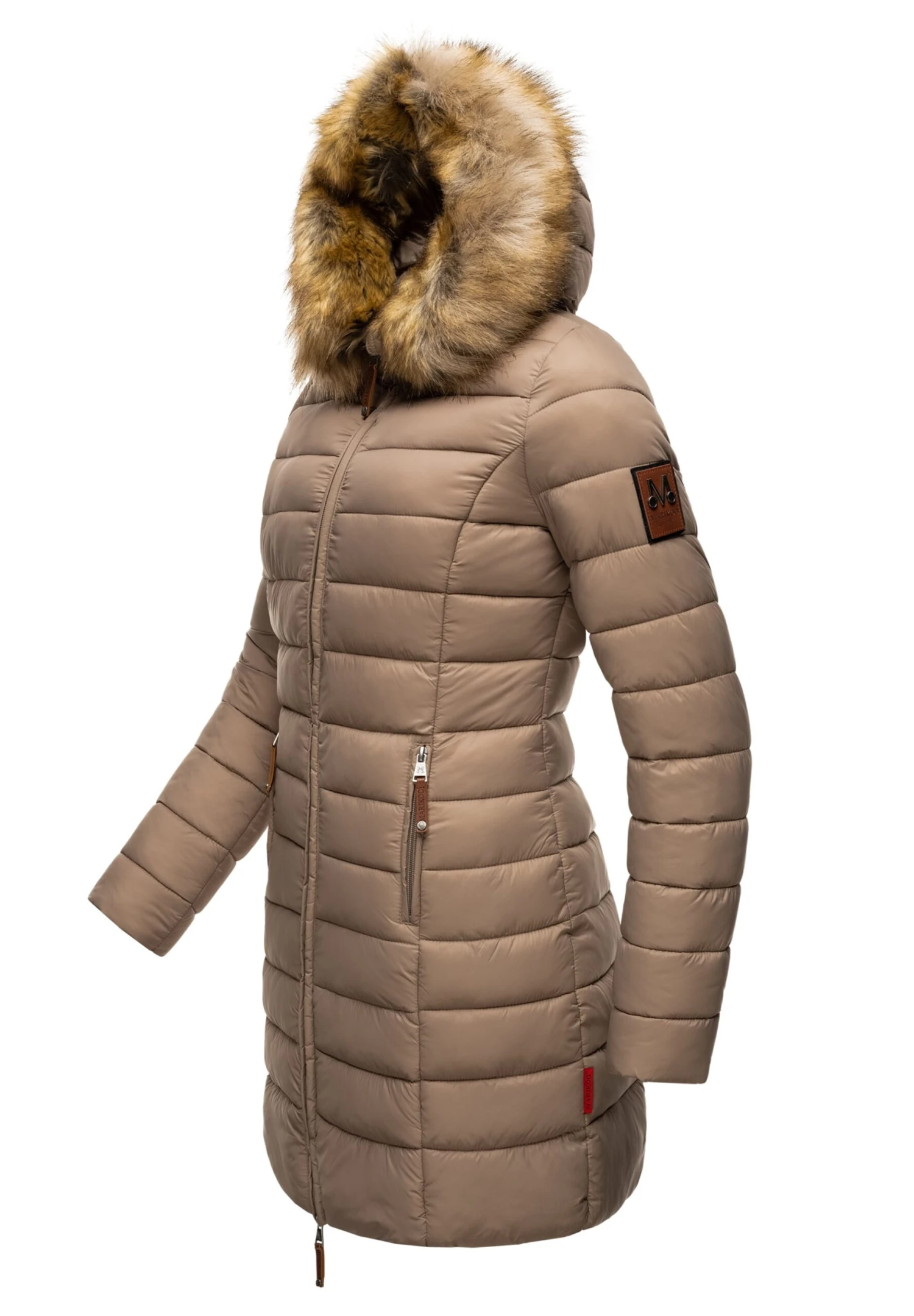 Marikoo SteppCappotto InvernaleTaupe Donna Cappotti M5M21U001-B11 6 Marikoo SteppCappotto InvernaleTaupe Donna Cappotti M5M21U001-B11 - immagine 4