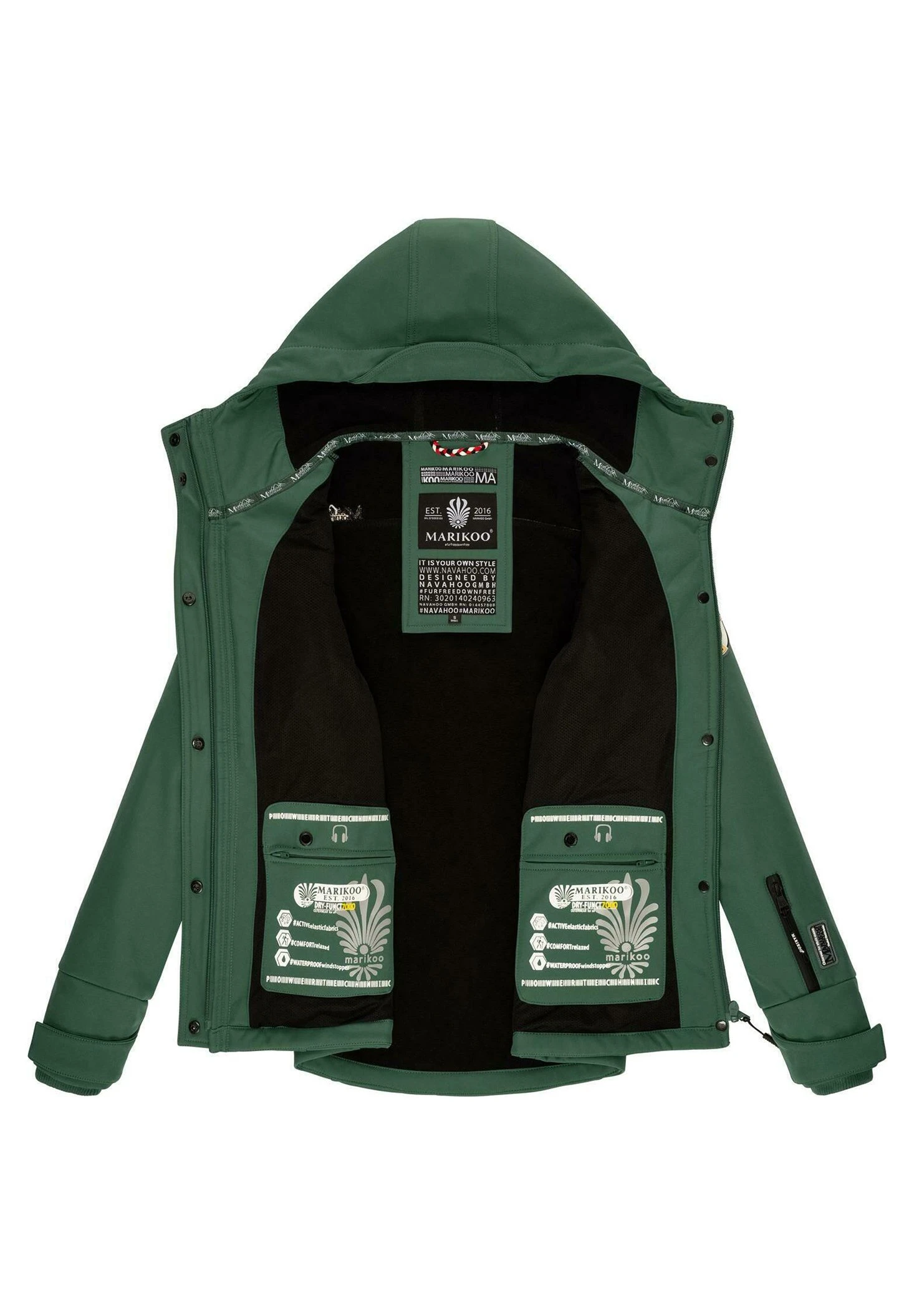 Marikoo FunktionsGiacca OutdoorDusty Green Donna Giacche E Blazer M5M21G00J-M11 9 Marikoo FunktionsGiacca OutdoorDusty Green Donna Giacche E Blazer M5M21G00J-M11 - immagine 7
