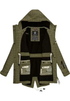 Marikoo Zimtzicke - Parka - Olive Lines -Marikoo 605443e3afdc452aaa1c84f69fe60a86