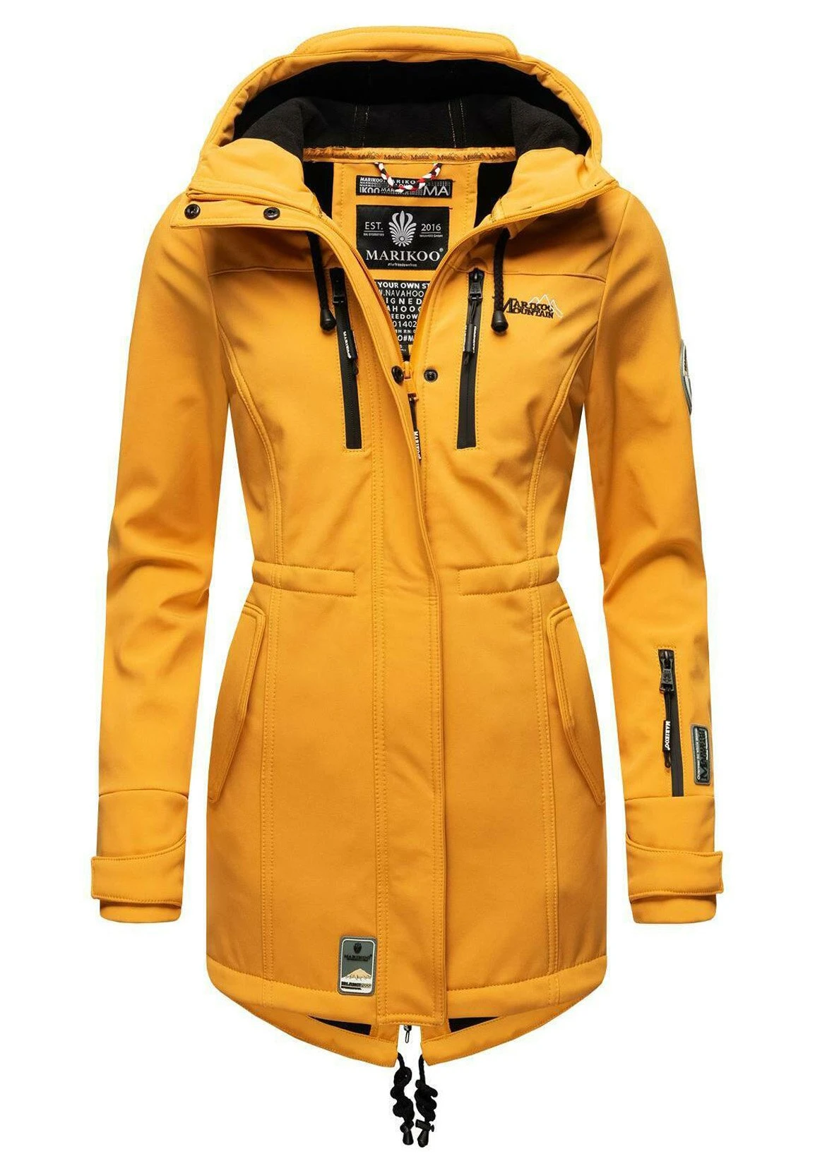 Marikoo Zimtzicke - Parka - Amber Yellow 3 Marikoo Zimtzicke - Parka - Amber Yellow