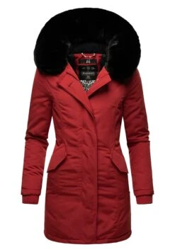 Marikoo KarmaaCappotto InvernaleBlood Red With Black Fur Donna Cappotti M5M21U00G-G14 -Marikoo 68643d4eee704ab19458edb144d7d9ee