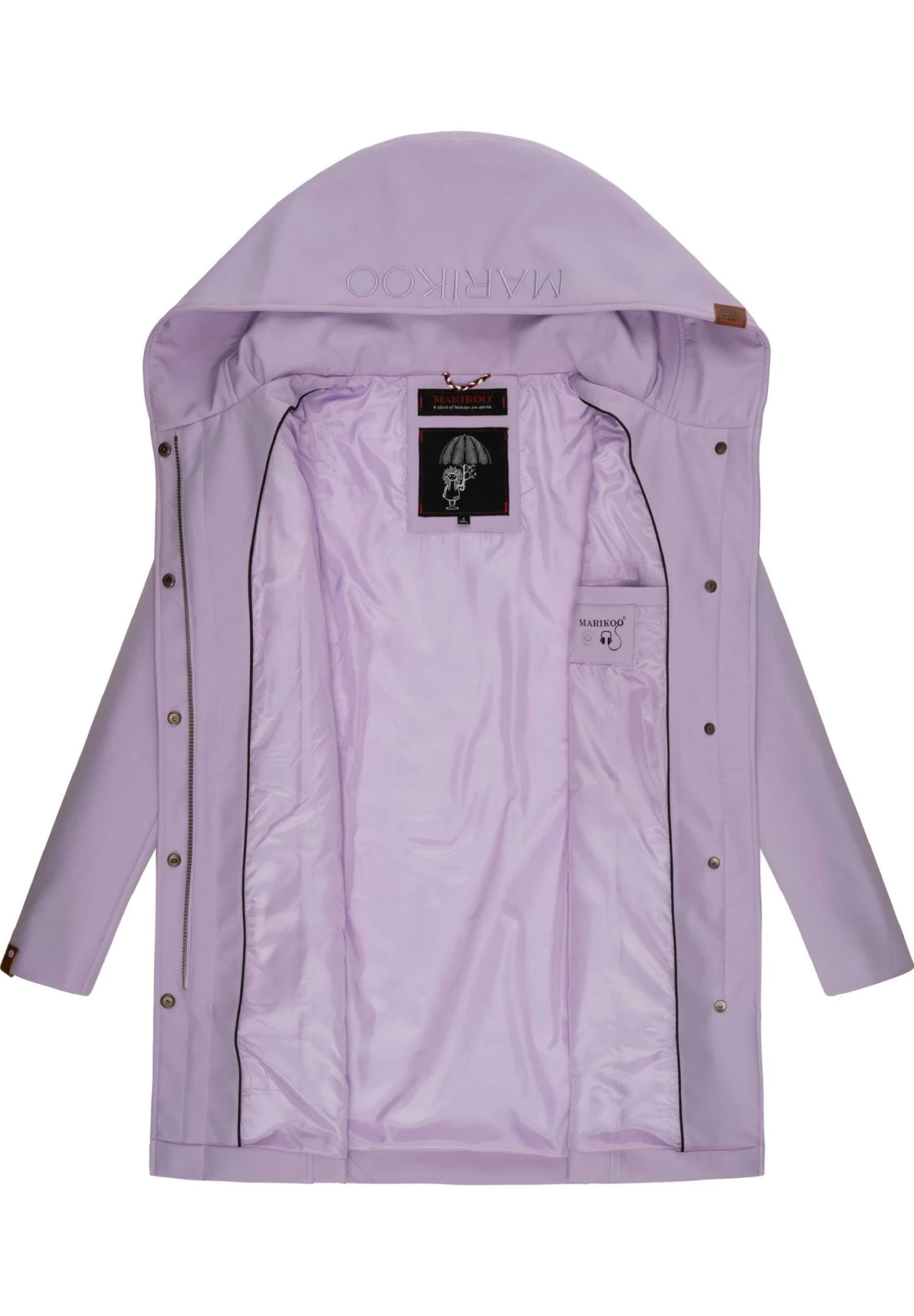 Marikoo MayleenImpermeabileLight Lilac Donna Giacche E Blazer M5M21U00V-I11 6 Marikoo MayleenImpermeabileLight Lilac Donna Giacche E Blazer M5M21U00V-I11 - immagine 4