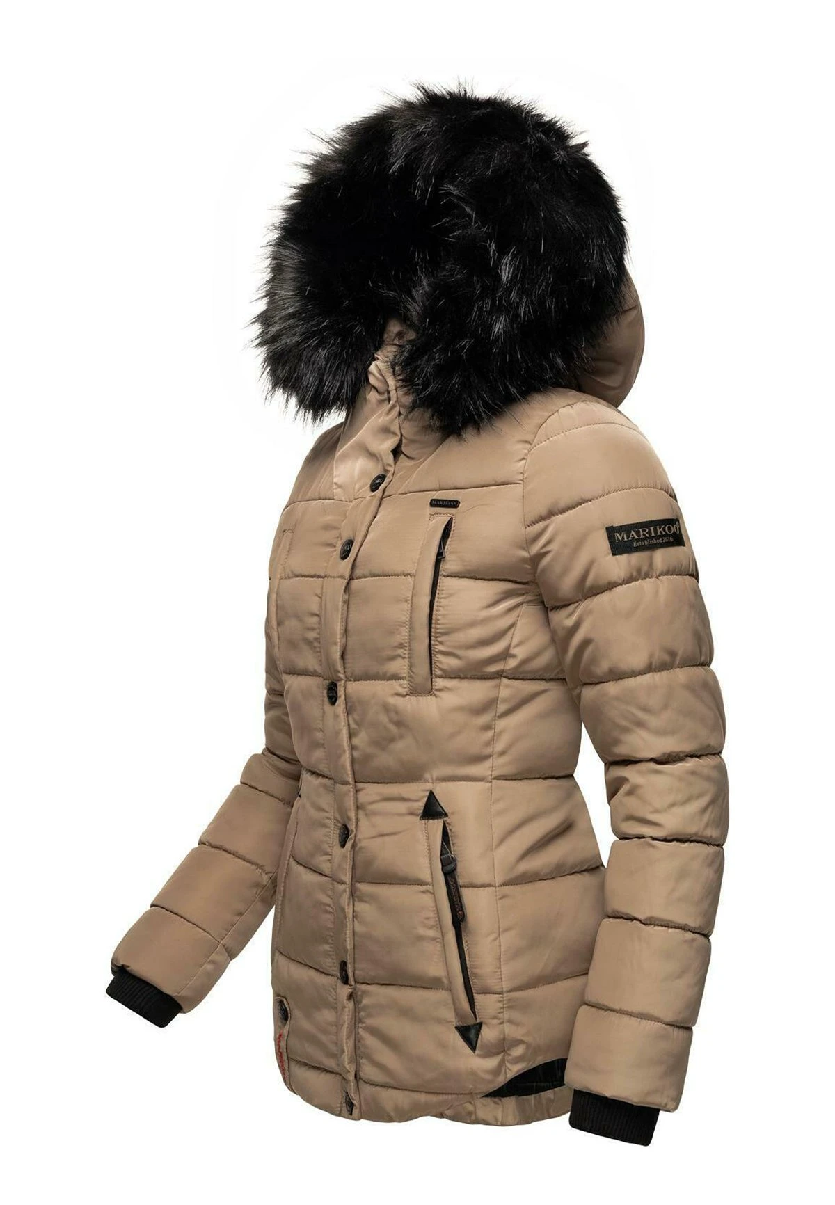 Marikoo LotusblüteGiacca InvernaleTaupe Donna Giacche E Blazer M5M21G002-B11 4 Marikoo LotusblüteGiacca InvernaleTaupe Donna Giacche E Blazer M5M21G002-B11 - immagine 2