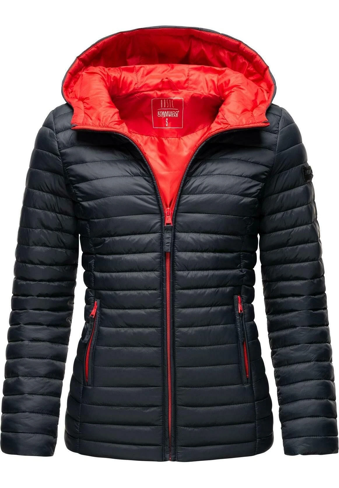 Marikoo Asraa - Giacca Da Mezza Stagione - Dark Blue 7 Marikoo Asraa - Giacca Da Mezza Stagione - Dark Blue - immagine 5