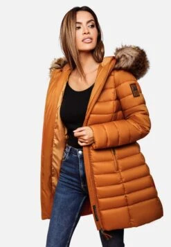 Marikoo SteppCappotto InvernaleRusty Cinnamon Donna Cappotti M5M21U001-O12 -Marikoo 7f6ca952d13a4cca801de99b49142809