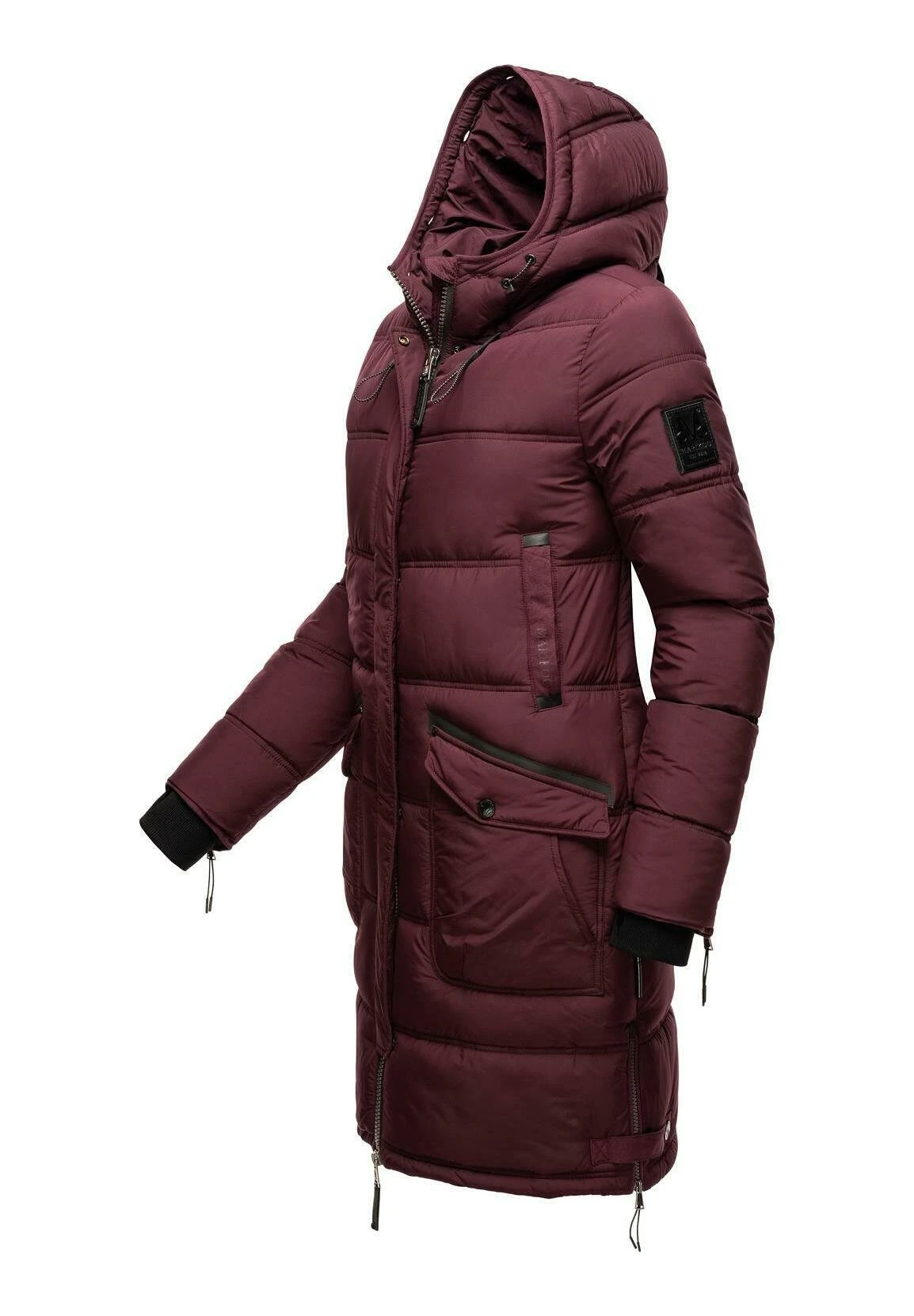 Marikoo Chaskaa - Cappotto Invernale - Dark Red Melange 9 Marikoo Chaskaa - Cappotto Invernale - Dark Red Melange - immagine 7