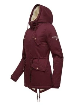 Marikoo ManolyaCappotto InvernaleDark Red Melange Donna Cappotti M5M21G007-G13 -Marikoo 83a700c7f4664706babc1d0b5320a1d4