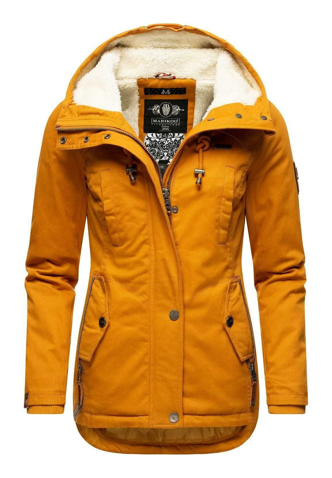 Marikoo BikooCappotto InvernaleCognac Donna Cappotti M5M21U00J-O11 3 Marikoo BikooCappotto InvernaleCognac Donna Cappotti M5M21U00J-O11