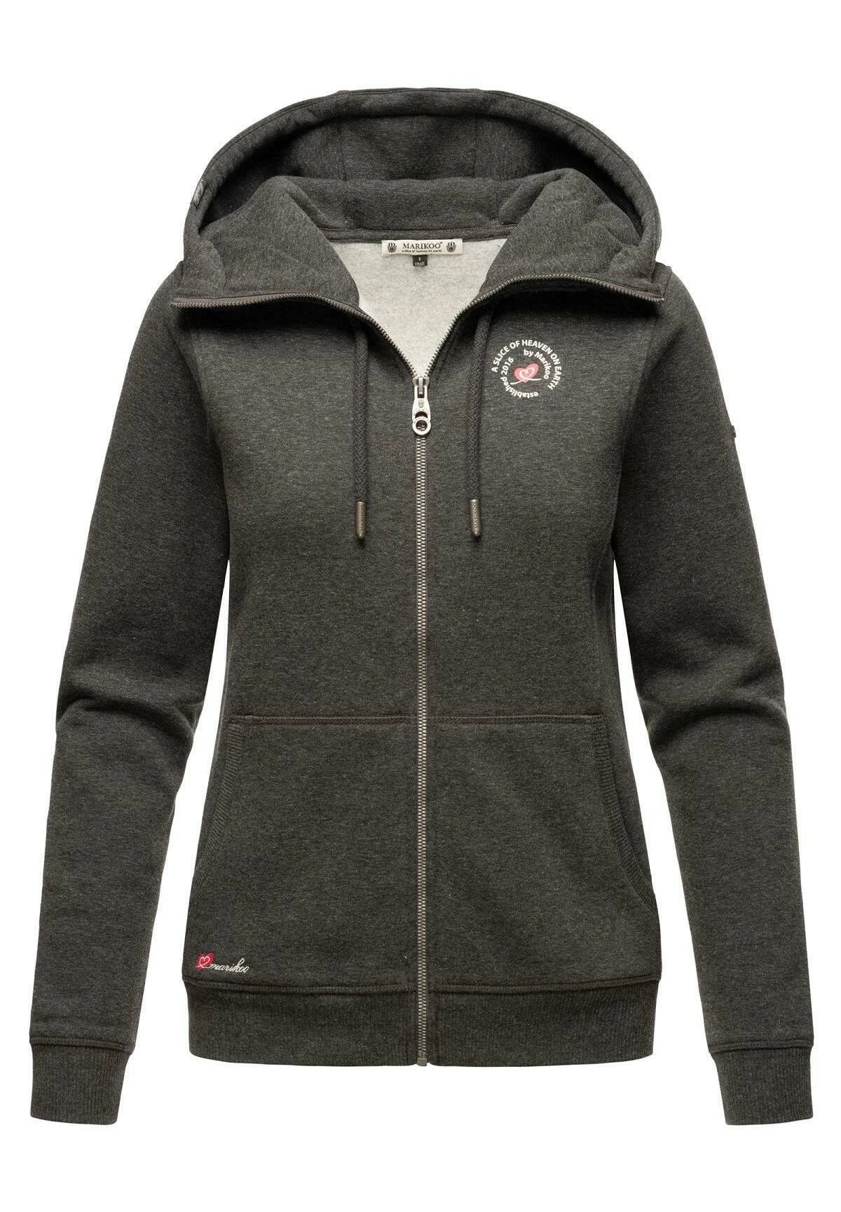 Marikoo SetsunaaFelpa Con ZipDarkgreymelange Donna Felpe M5M21J001-C11 7 Marikoo SetsunaaFelpa Con ZipDarkgreymelange Donna Felpe M5M21J001-C11 - immagine 5