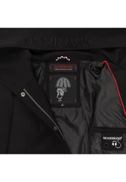 Marikoo Mayleen - Impermeabile - Black -Marikoo 9fac5ced117c4af3a5dc0ec9faf04a79
