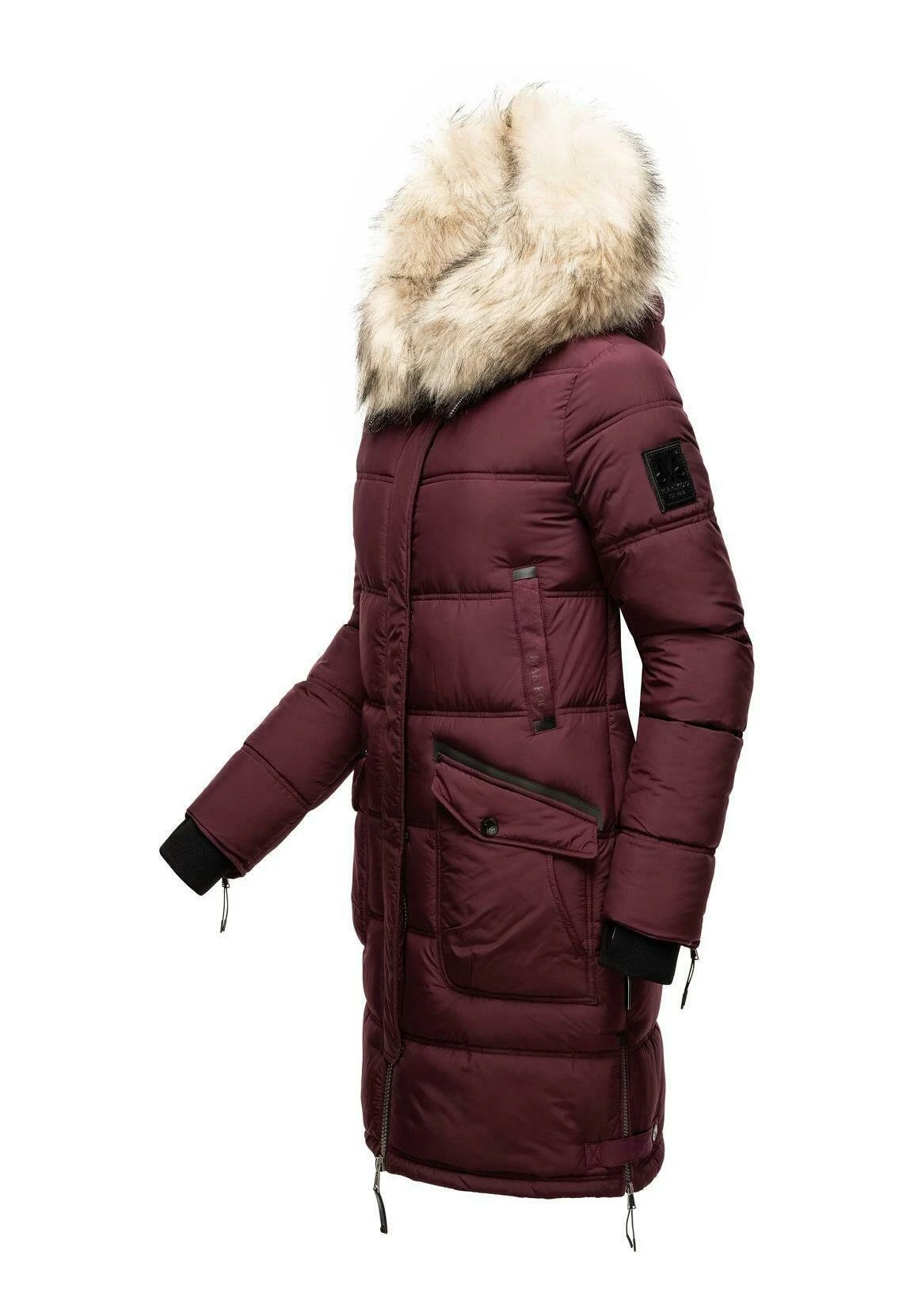Marikoo Chaskaa - Cappotto Invernale - Dark Red Melange 10 Marikoo Chaskaa - Cappotto Invernale - Dark Red Melange - immagine 8