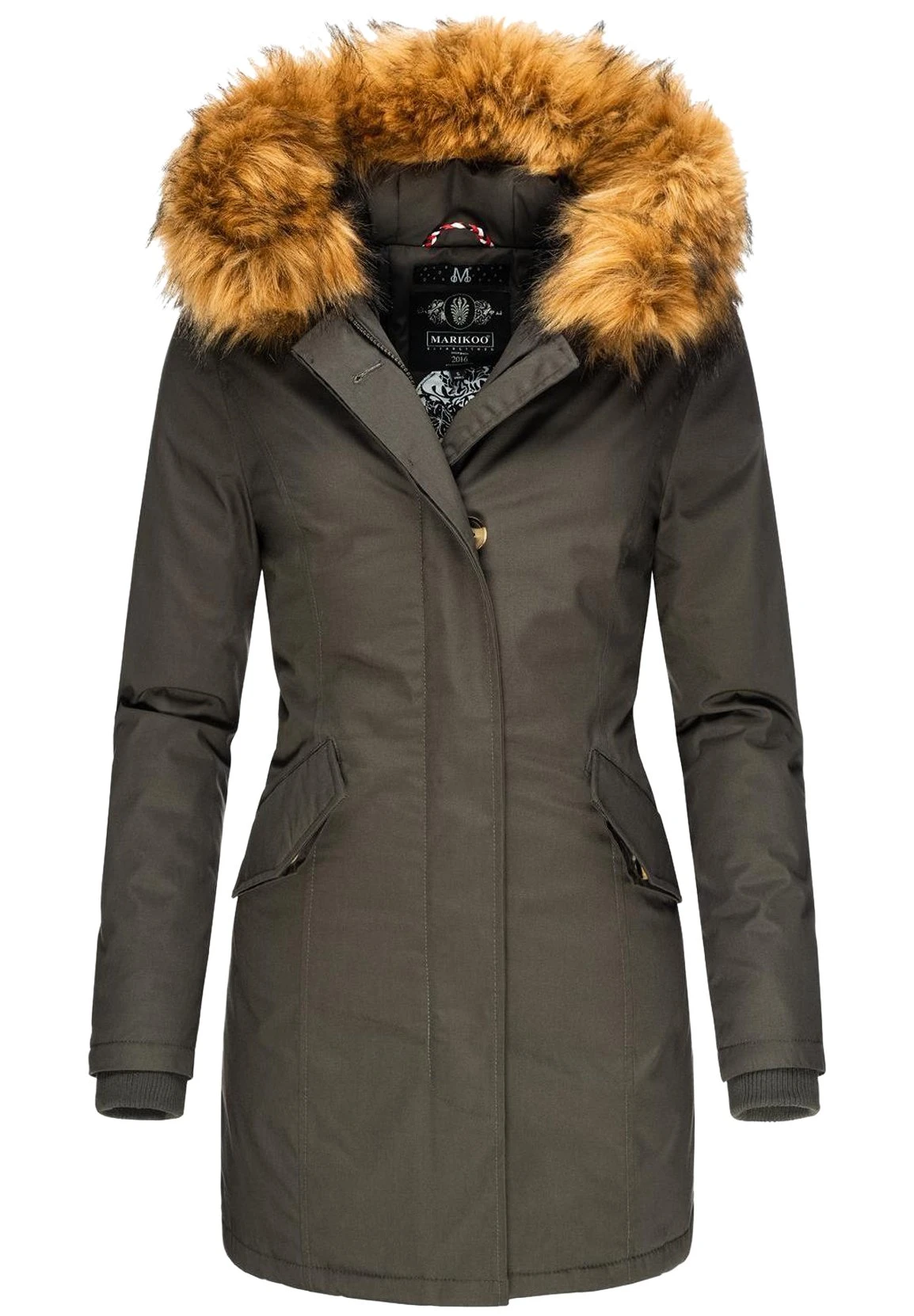 Marikoo KarmaaCappotto InvernaleDark Grey Donna Cappotti M5M21U002-C12 3 Marikoo KarmaaCappotto InvernaleDark Grey Donna Cappotti M5M21U002-C12