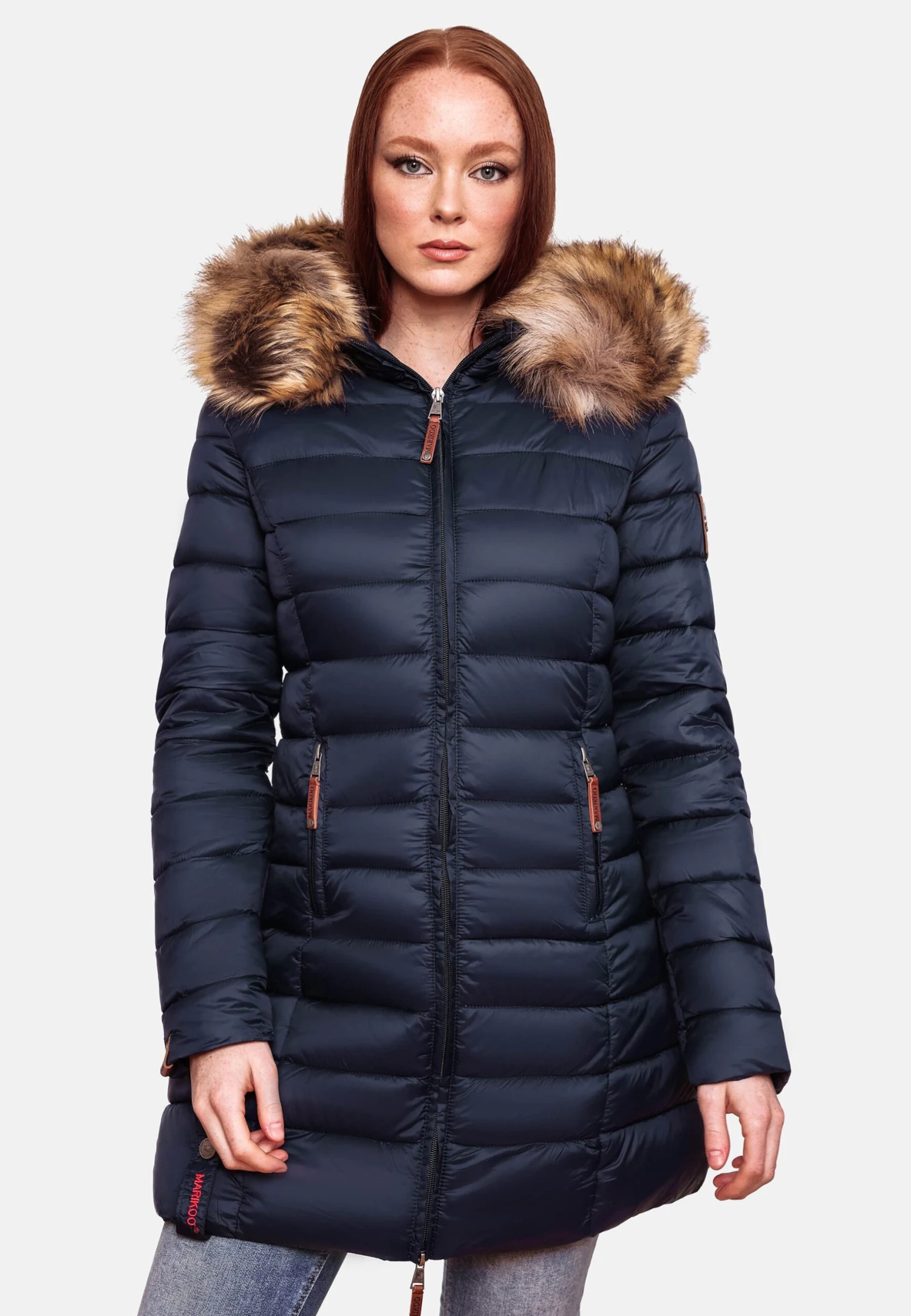 Marikoo SteppCappotto InvernaleDark Blue Donna Cappotti M5M21U001-K11 3 Marikoo SteppCappotto InvernaleDark Blue Donna Cappotti M5M21U001-K11