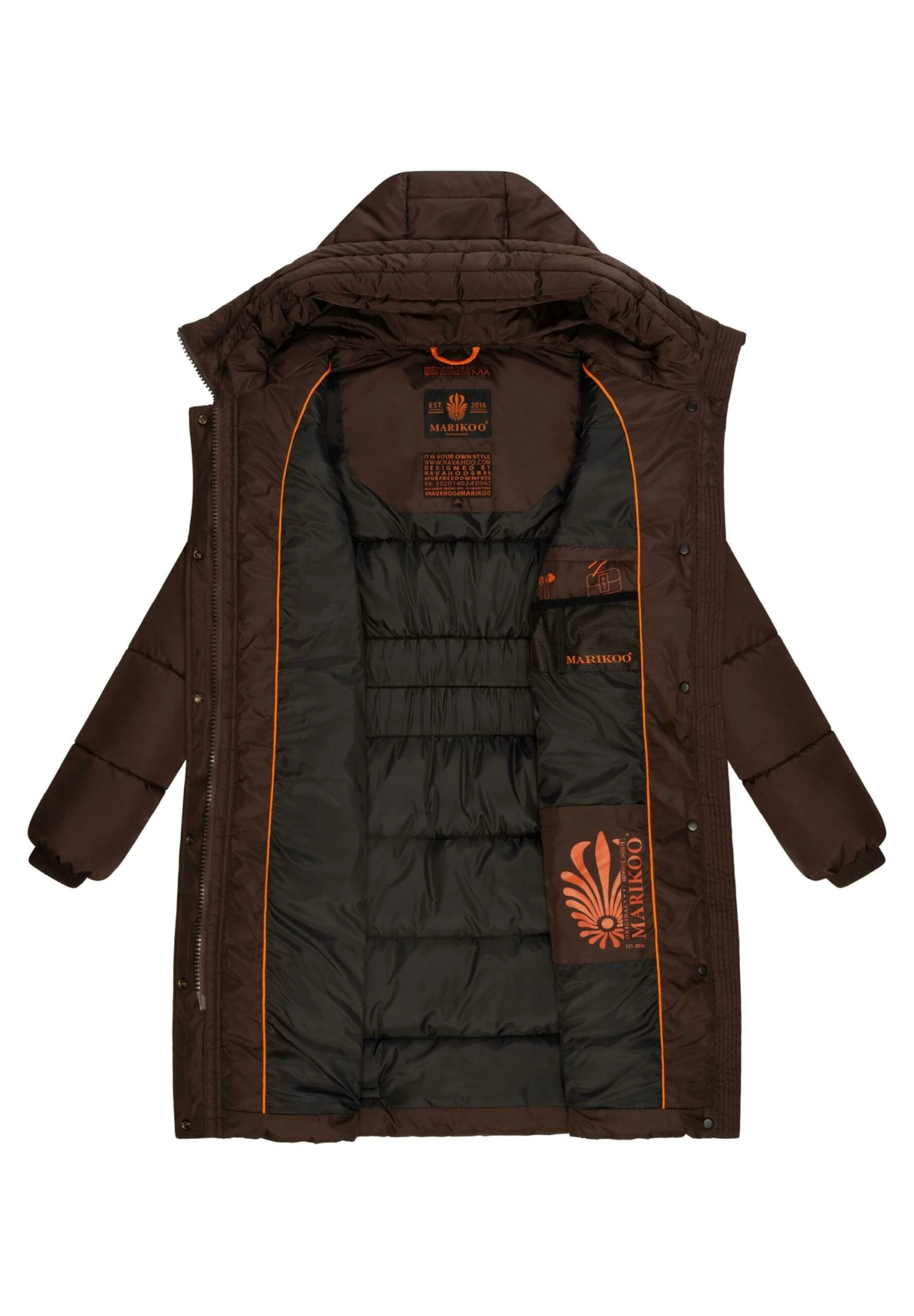 Marikoo Yuikoo - Cappotto Invernale - Dark Choco 6 Marikoo Yuikoo - Cappotto Invernale - Dark Choco - immagine 4