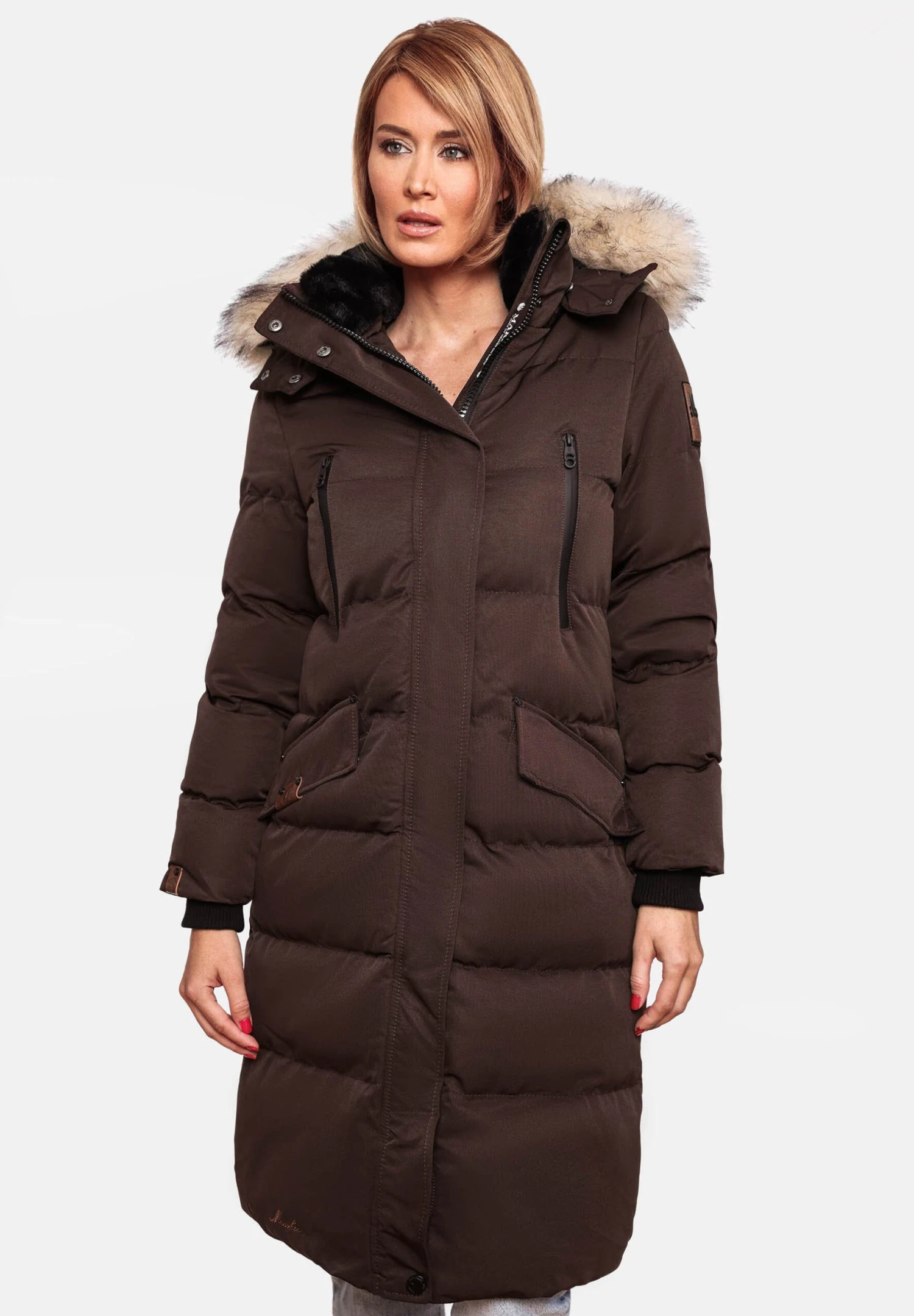 Marikoo Cappotto InvernaleDark Choco Donna Cappotti M5M21U017-O12 3 Marikoo Cappotto InvernaleDark Choco Donna Cappotti M5M21U017-O12