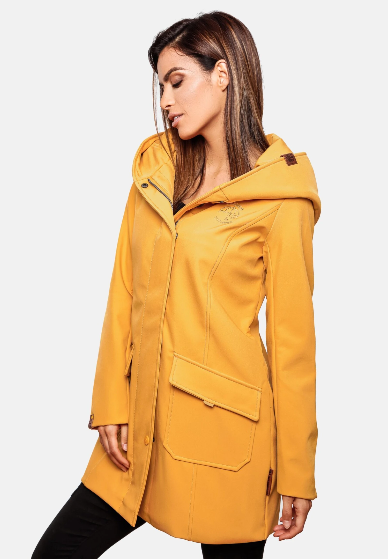 Marikoo MayleenImpermeabileAmber Yellow Donna Giacche E Blazer M5M21U00V-E12 5 Marikoo MayleenImpermeabileAmber Yellow Donna Giacche E Blazer M5M21U00V-E12 - immagine 3
