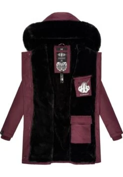 Marikoo Karambaa - Cappotto Invernale - Dark Red Melange -Marikoo ed946c06eefd4edd8ffda1c3bef7e983