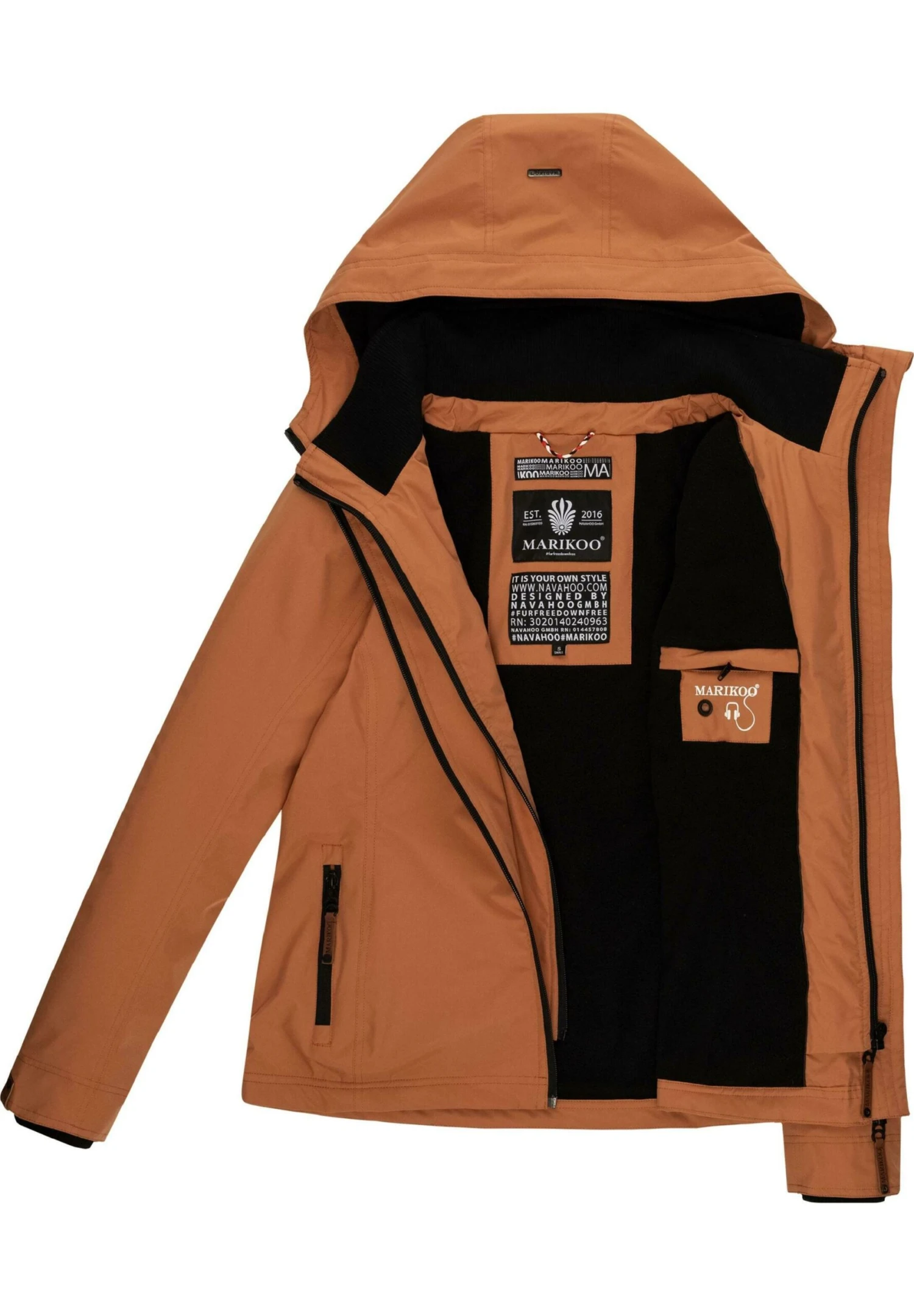 Marikoo ErdbeereGiacca OutdoorRusty Cinnamon Donna Giacche E Blazer M5M21G009-O12 6 Marikoo ErdbeereGiacca OutdoorRusty Cinnamon Donna Giacche E Blazer M5M21G009-O12 - immagine 4
