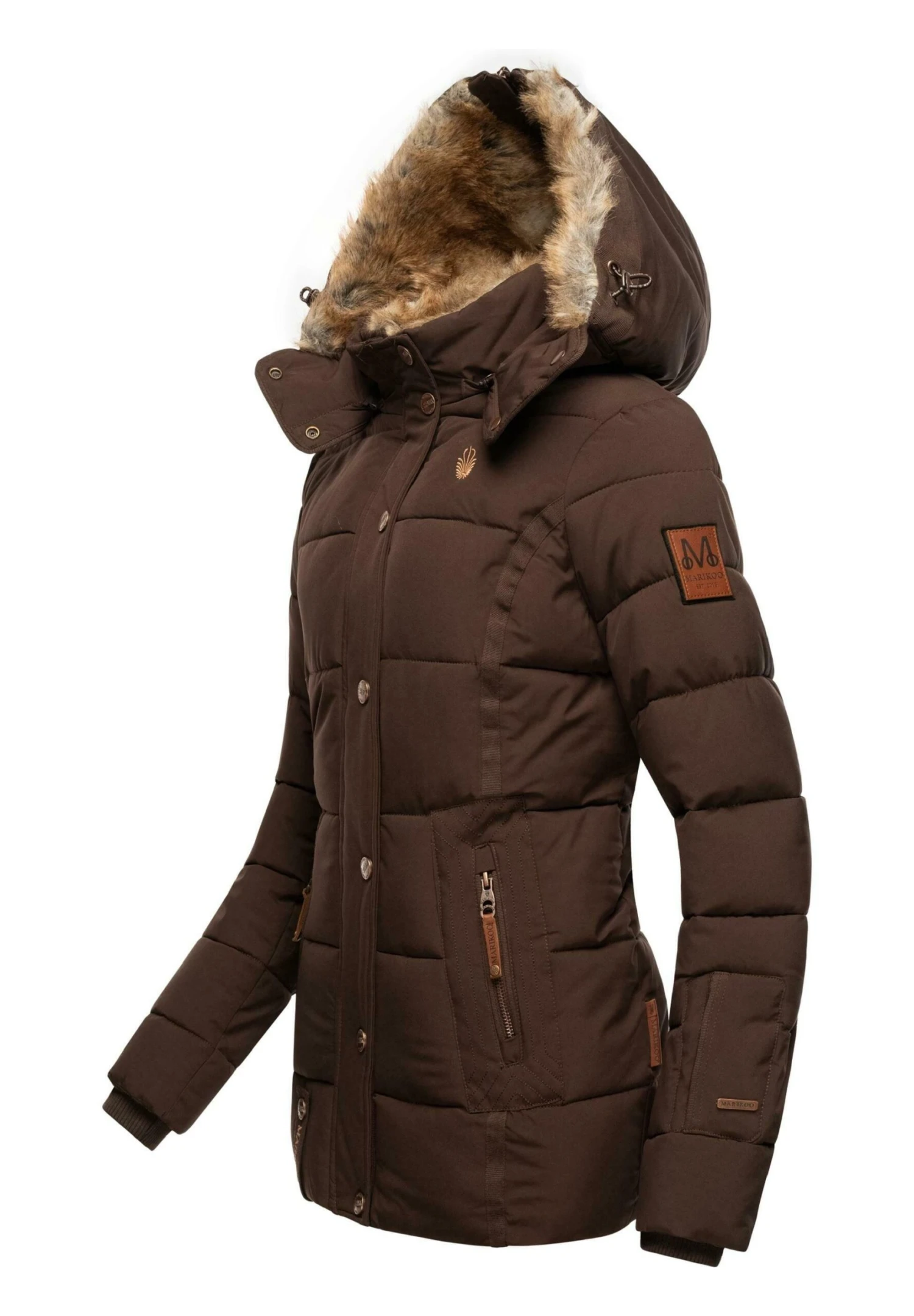 Marikoo NekooGiacca InvernaleDark Choco Donna Giacche E Blazer M5M21G003-O11 4 Marikoo NekooGiacca InvernaleDark Choco Donna Giacche E Blazer M5M21G003-O11 - immagine 2